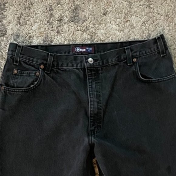 Arizona Black Relaxed Jean Pants Mens sz 42 x 32 - Picture 3 of 3